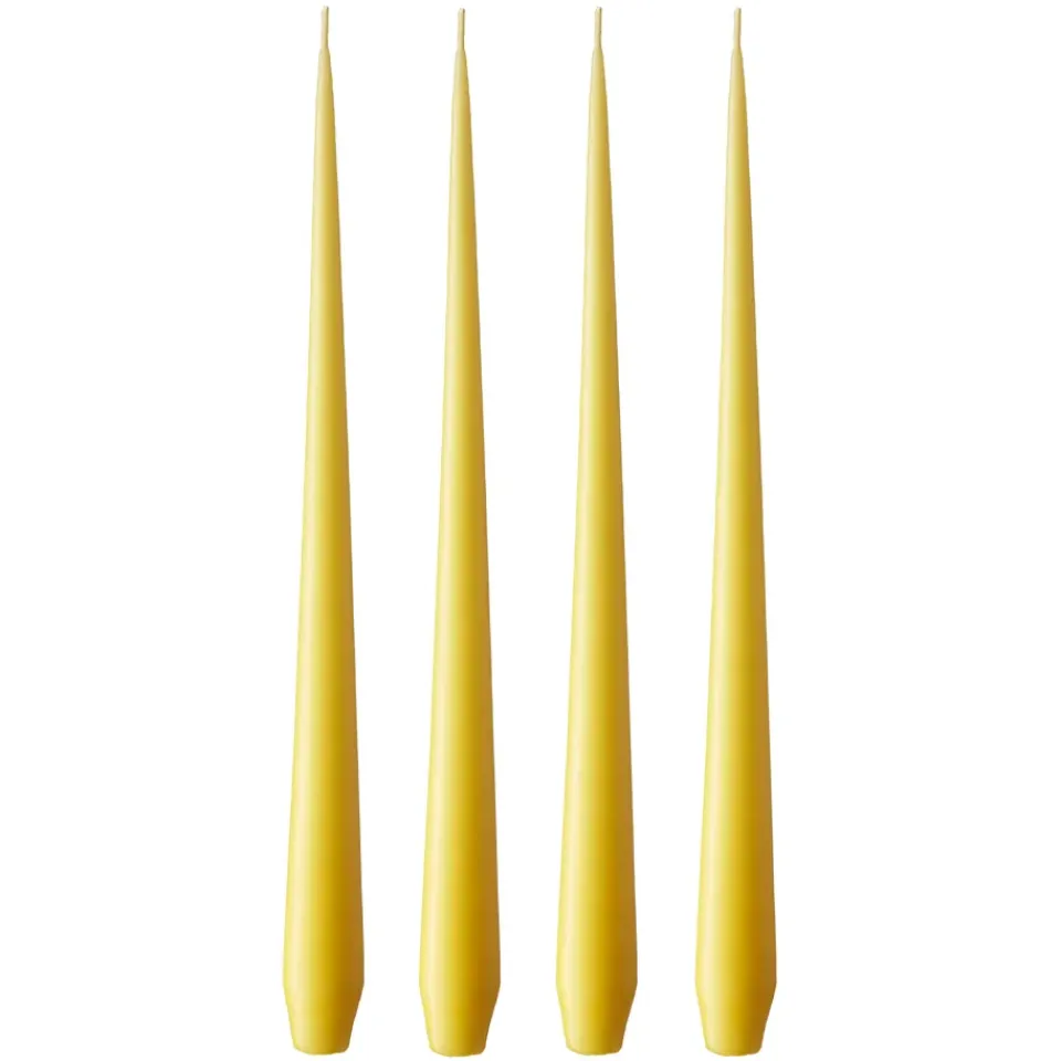 Online Ester & erik 4 Velas mate, Lemon drop 15, 32 cm Amarillo