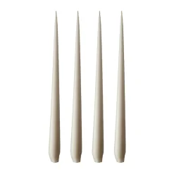 Outlet Ester & erik 4 Velas mate, linen grey, 42 cm Gris
