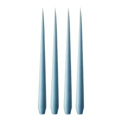 Hot Ester & erik 4 Velas mate, Moon blue 37, 32 cm Azul