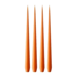 Hot Ester & erik 4 Velas mate, Mild orange 16, 42 cm Naranja