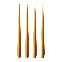 Clearance Ester & erik 4 Velas mate, mörk saffran, 32 cm Naranja