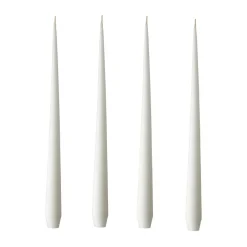 Ester & erik 4 Velas mate, pure white, 32 cm Blanco