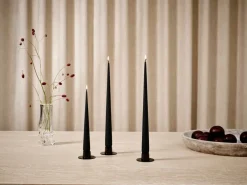 Sale Ester & erik 4 Velas mate, Velvet matt black 95, 42 cm Negro