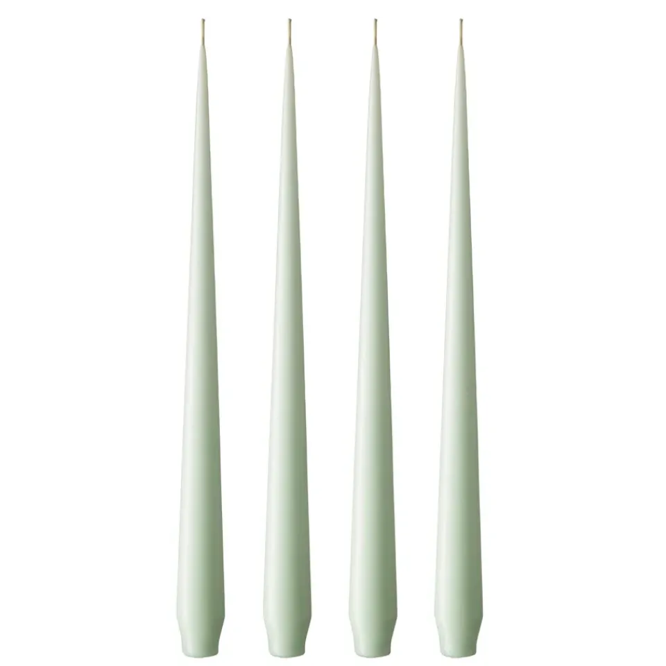 Ester & erik 4 Velas mate, Water mint 03, 42 cm Verde