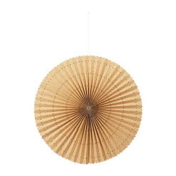 Outlet Broste Copenhagen Estrella de adviento Stella rosette L Ø60 cm, Harvest gold-natural Color dorado