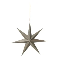 Discount Broste Copenhagen Estrella de madera Venice Ø20 cm, Fungi Beige