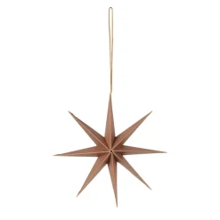 Sale Broste Copenhagen Estrella de papel Star Ø15 cm, Indian tan Marrón