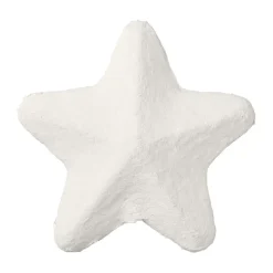 Hot Broste Copenhagen Estrella para árbol de Navidad Pulp 22 cm, White Blanco