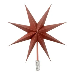 Sale Broste Copenhagen Estrella árbol Ø30 cm, Pompeian red Rojo