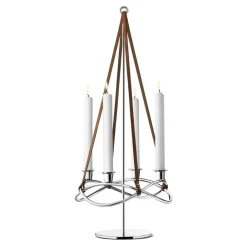 Outlet Georg Jensen Extensión para candelabro Season, brillante GrisPlateado