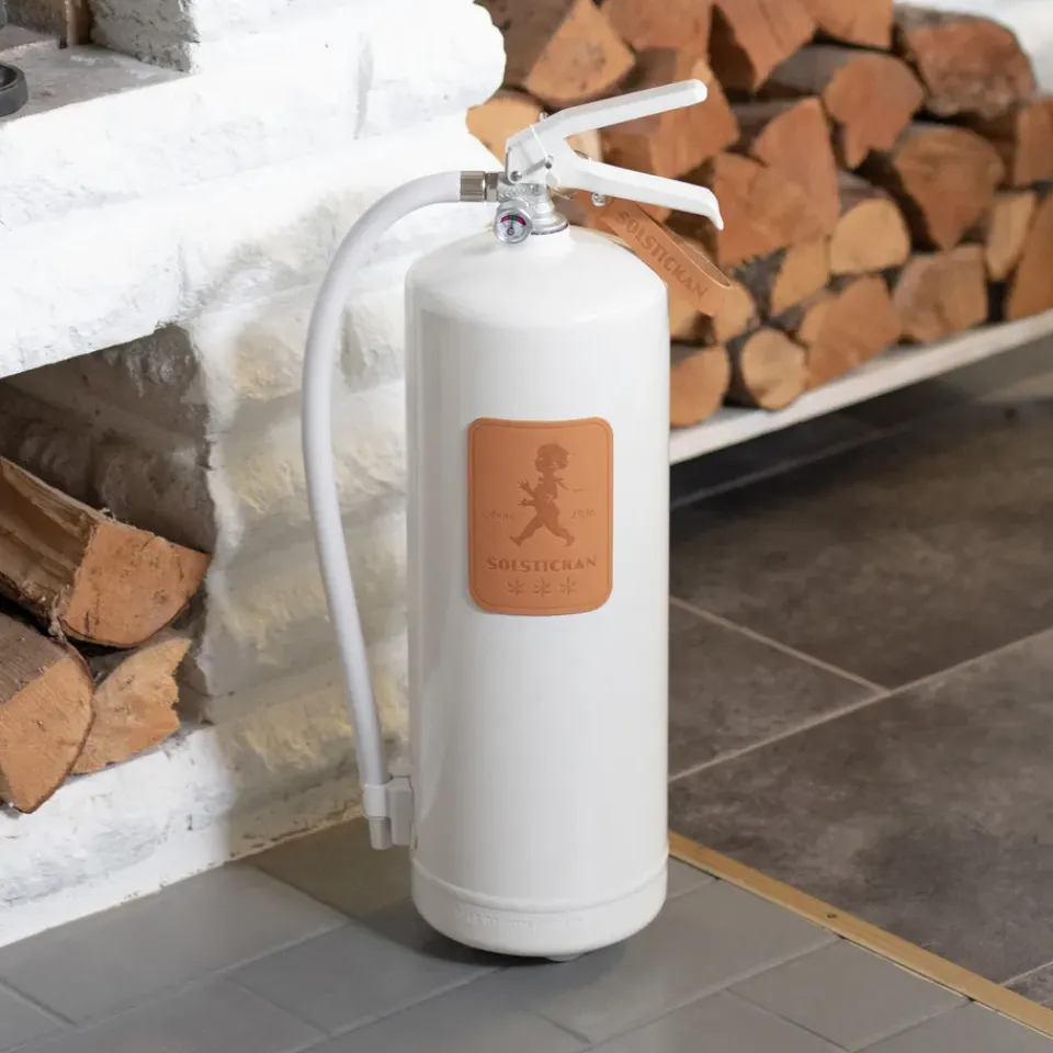 Sale Solstickan Design Extintor Solstickan 6 kg, Blanco-cuero claro Marrón