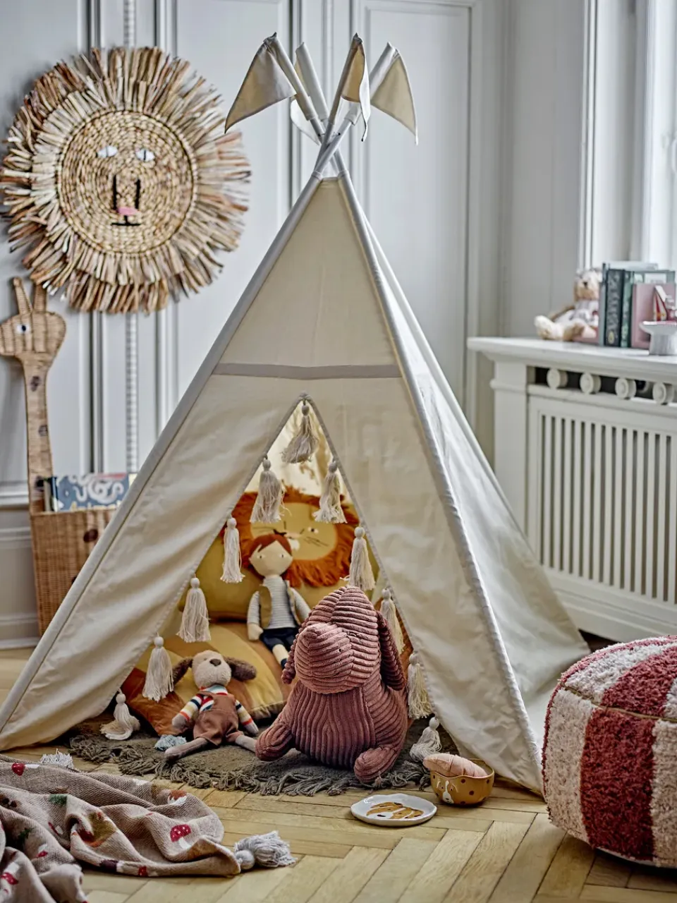 Sale Bloomingville Fardin Tienda tipi 110x110x140 cm, Natur Beige