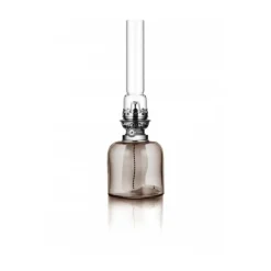 Best Karlskrona Lampfabrik Farol de queroseno Kungsholmen 39 cm, Humo PlateadoTransparente