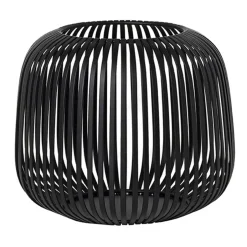 Hot Blomus Farol portavelas Lito Ø20 cm, Negro