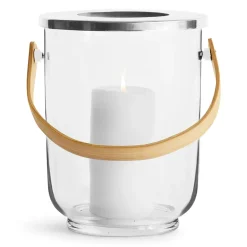 Best Sagaform Farolillo con asa Nature, roble BeigeTransparente