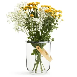 Best Sagaform Farolillo con asa Nature, roble BeigeTransparente