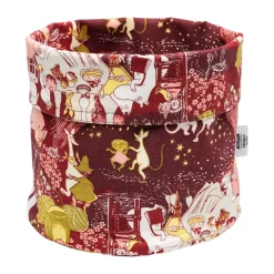 Sale Moomin Arabia Festive Moments cesta de almacenamiento Mumin, Ø20x18 cm Rojo
