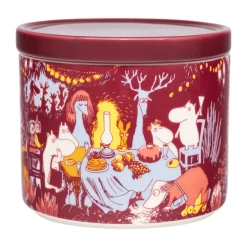 Moomin Arabia Festive Moments lata Mumin, 11xØ12,5 70 cl Rojo