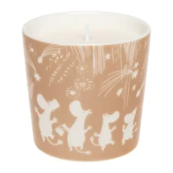 Online Moomin Arabia Festive Moments vela Mumin, 9 cm Beige