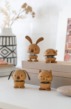 Hot Hoptimist Figura Bunny S, Oak Marrón