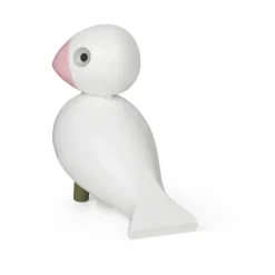 Sale Kay Bojesen Denmark Figura Kay Bojesen pájaro cantor Love, Blanco- Rosa