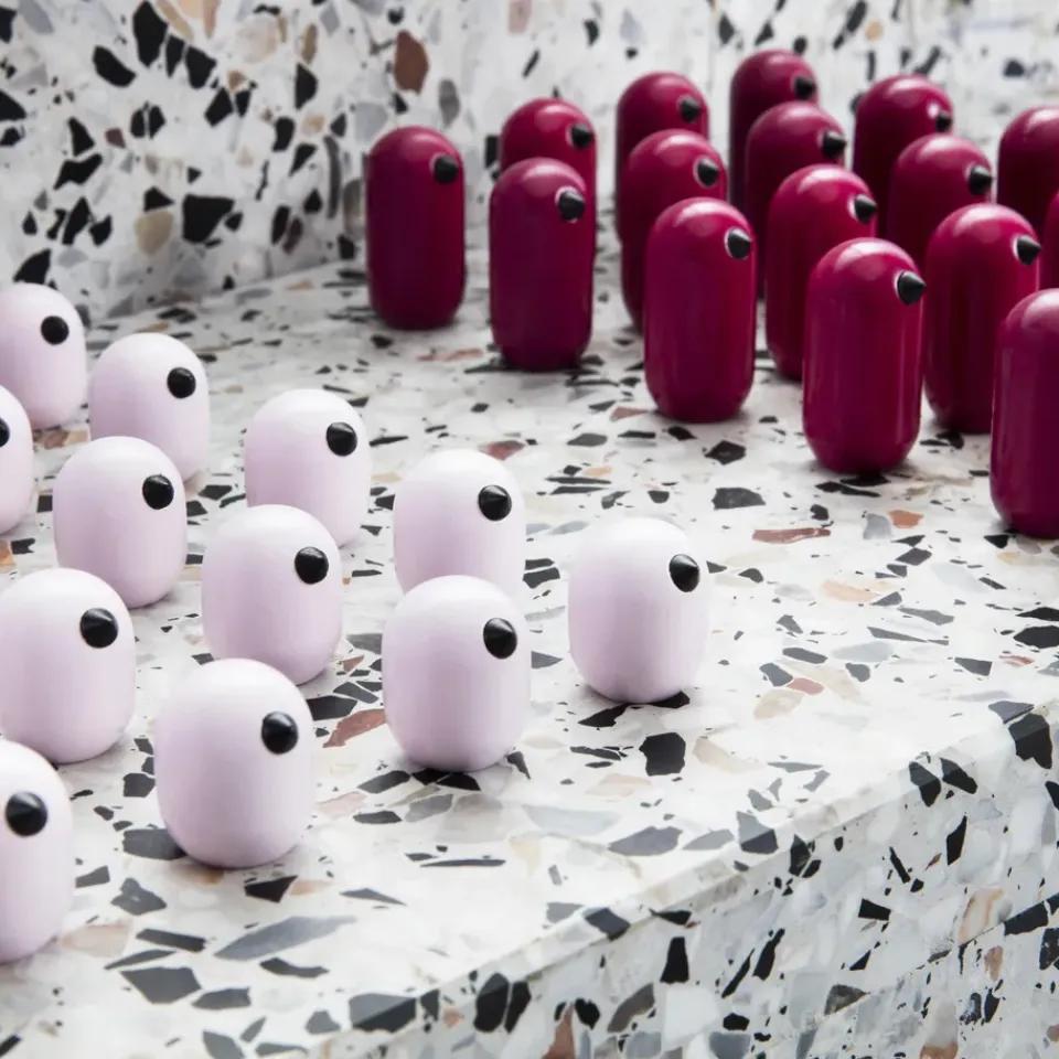 Best Normann Copenhagen Figura Little Bird, color, , 3 cm Rosa