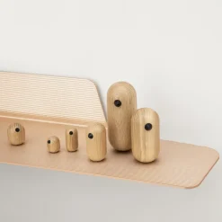 Discount Normann Copenhagen Figura Little Bird, roble, 10 cm Beige