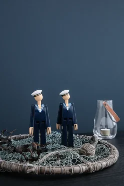 Clearance Kay Bojesen Denmark Figura madera Kay Bojesen marinero, azul AzulBlanco