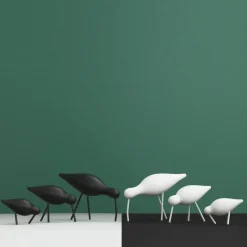 Normann Copenhagen Figura Shorebird, , pequeño Negro