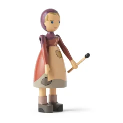 Clearance Kay Bojesen Denmark Figura The Little Match Girl, Haya Marrón