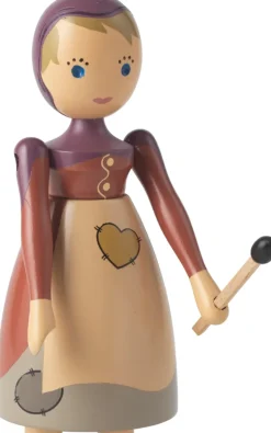 Clearance Kay Bojesen Denmark Figura The Little Match Girl, Haya Marrón