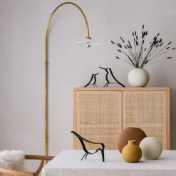 Cooee Design Figura Woody Bird grande, roble teñido de Negro