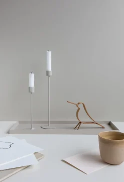 Hot Cooee Design Figura Woody Bird pequeña, Roble Marrón