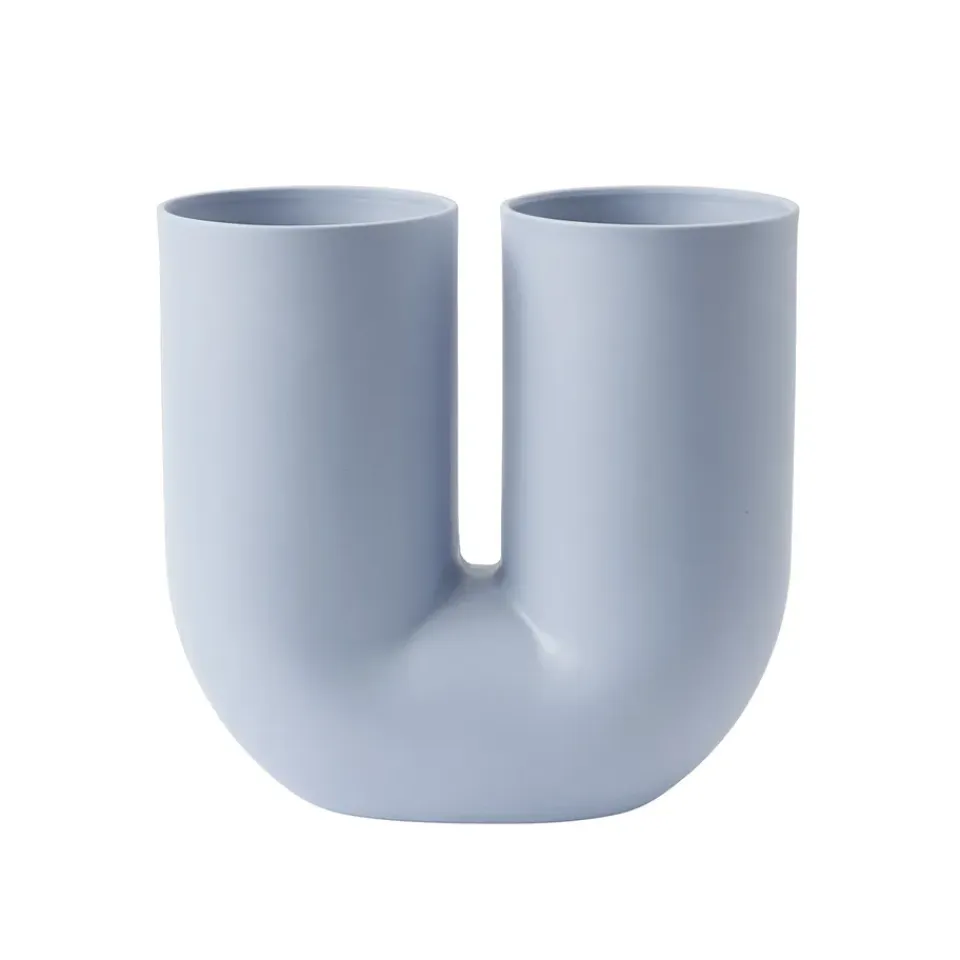 New Muuto Florero Kink 26 cm, claro Azul