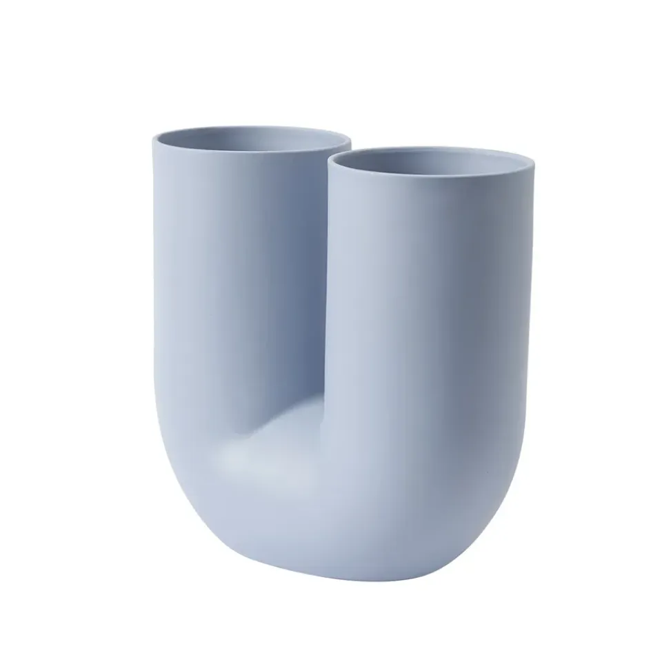 New Muuto Florero Kink 26 cm, claro Azul