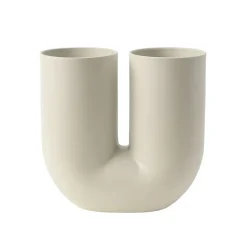 Clearance Muuto Florero Kink 26 cm, Sand Beige