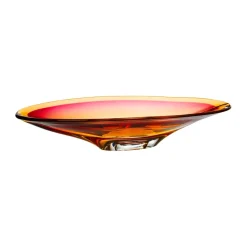 Best Kosta Boda Fuente de servir Vision Ø52,5 cm, Rosa-ámbar RosaNaranja