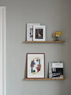 Hot MOEBE Gallery shelf tavellist 70 cm, Roble Marrón