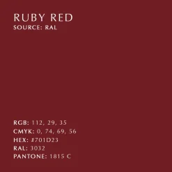 New Umage Gancho Butterflies mediano, Ruby red Rojo
