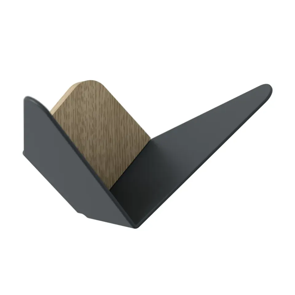 Outlet Umage Gancho Butterflies mediano, Anthracite grey Gris