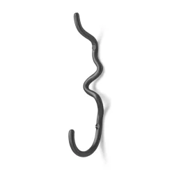 Hot Ferm Living Gancho Curvature sencillo, latón Negro