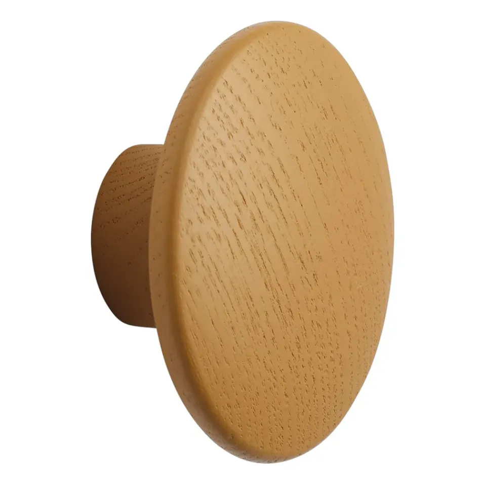 New Muuto Gancho Dots wood burnt orange, Ø6,5 cm Naranja