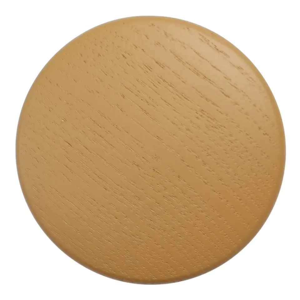 New Muuto Gancho Dots wood burnt orange, Ø6,5 cm Naranja