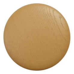 Outlet Muuto Gancho Dots wood burnt orange, Ø13 cm Naranja