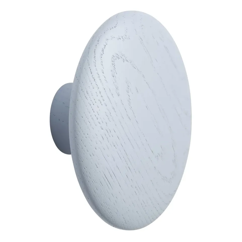 Outlet Muuto Gancho Dots wood light blue, Ø13 cm Azul