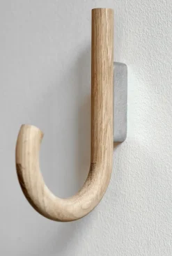 Hot Gejst Gancho Hook 19 cm, Roble-cromo Marrón