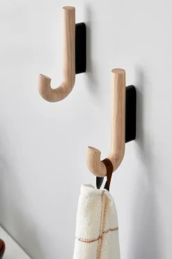 Clearance Gejst Gancho Hook mini 13,3 cm, Roble-negro MarrónNegro