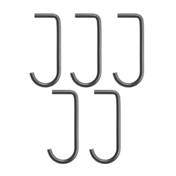 Clearance String Gancho J paquete de 5, Negro