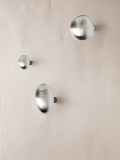 New Ferm Living Gancho Lemon, Brushed stainless steel Plateado