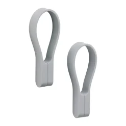 New Zone Denmark Gancho magnético Loop 2-pack, Gull grey Gris